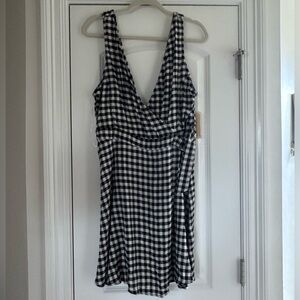 Copper Key Gingham Dress